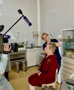 Пластический хирург Светлана Пшонкина с пациенткой